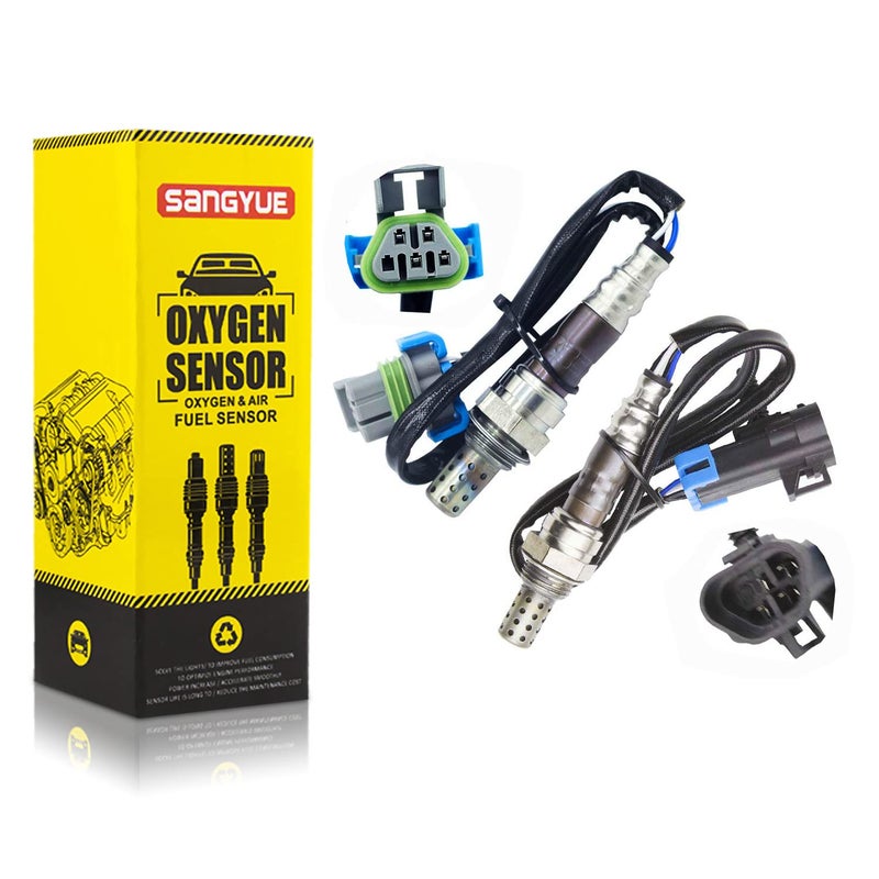 Sangyue 2X Oxygen Sensor 1 & 2 for 2011-2012 Chevrolet Malibu 2.4L Upstream + Downstream - Image 1